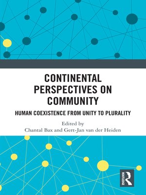 cover image of Continental Perspectives on Community